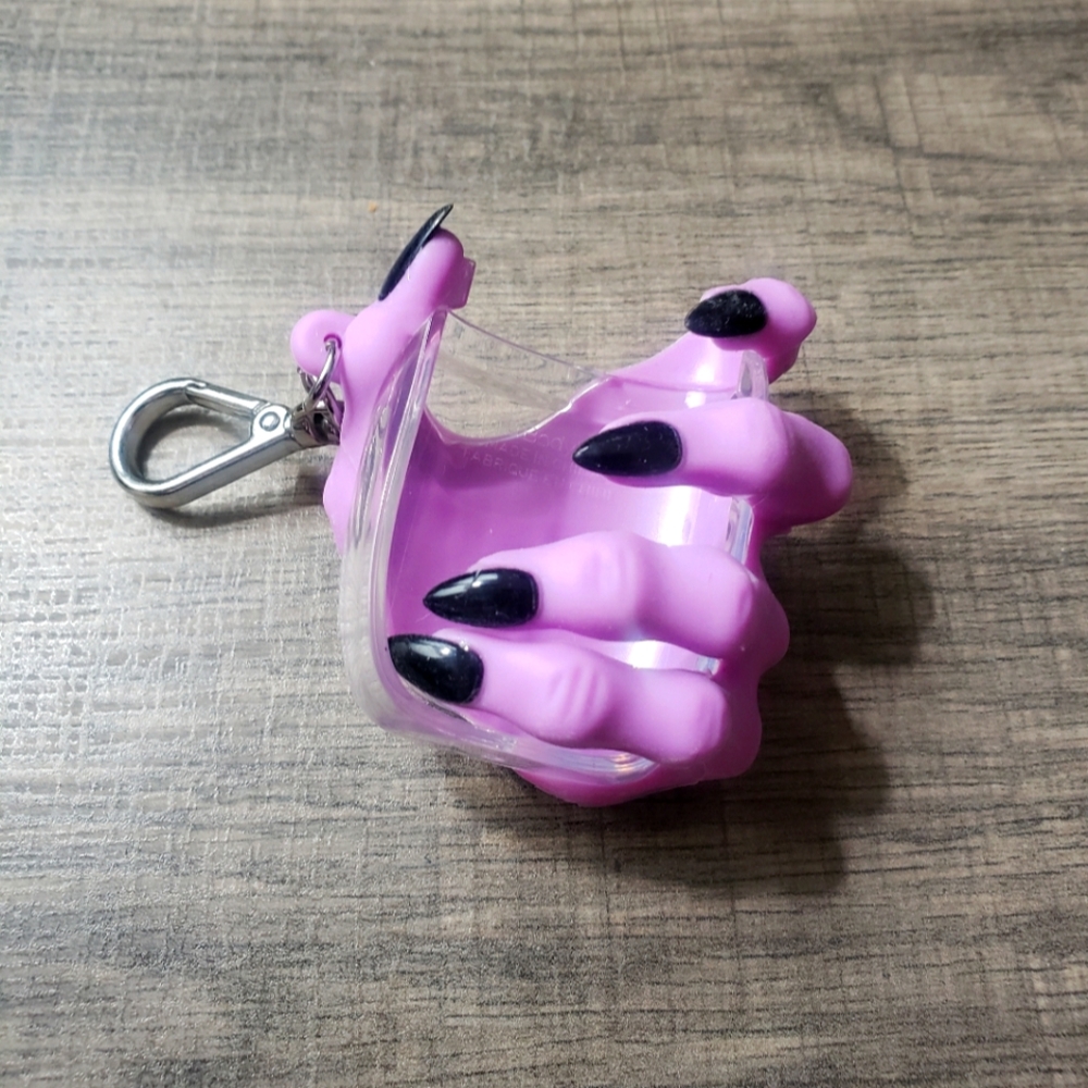 Bath & Body Works Witch's Hand Sanitizer/Bag Charm Holder-NEW